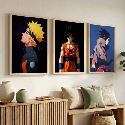 Japanese Aesthetic Anime Wall Art Paintings for Living Room Bedroom