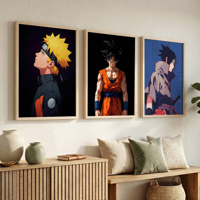 Japanese Aesthetic Anime Wall Art Paintings for Living Room Bedroom