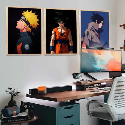 Japanese Aesthetic Anime Wall Art Paintings for Living Room Bedroom