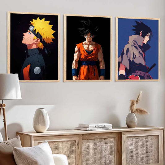 Japanese Aesthetic Anime Wall Art Paintings for Living Room Bedroom