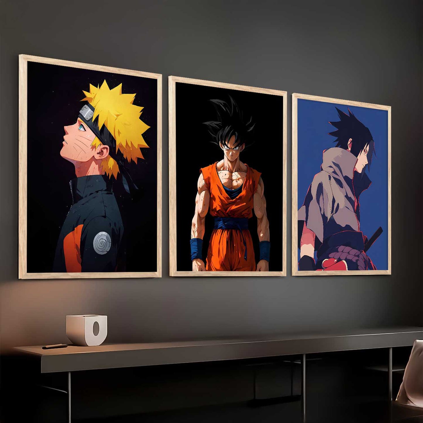 Japanese Aesthetic Anime Wall Art Paintings for Living Room Bedroom
