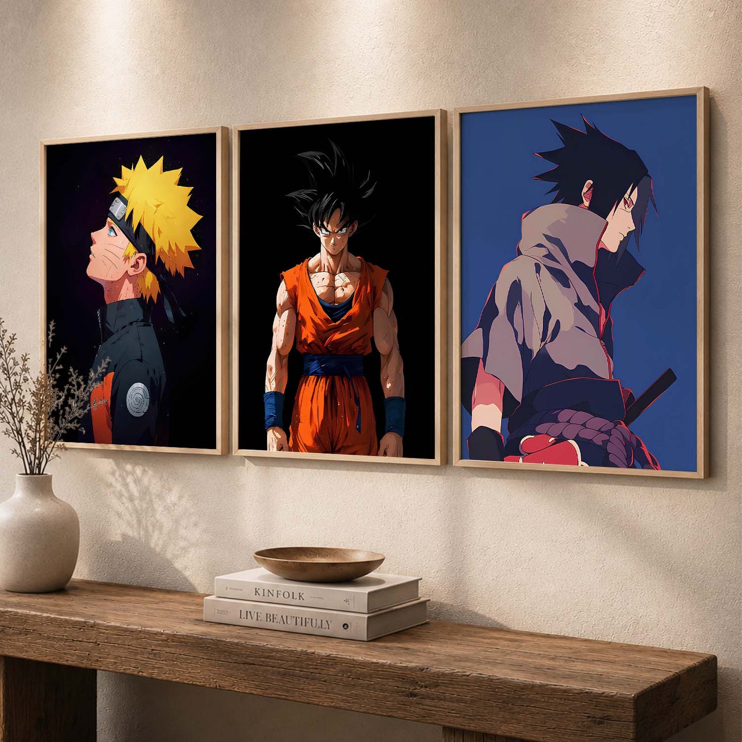 Japanese Aesthetic Anime Wall Art Paintings for Living Room Bedroom