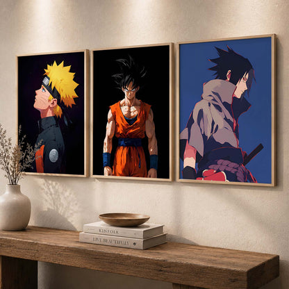 Japanese Aesthetic Anime Wall Art Paintings for Living Room Bedroom