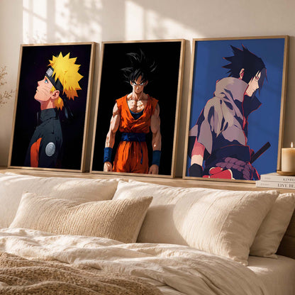 Japanese Aesthetic Anime Wall Art Paintings for Living Room Bedroom