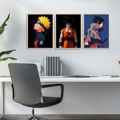 Japanese Aesthetic Anime Wall Art Paintings for Living Room Bedroom