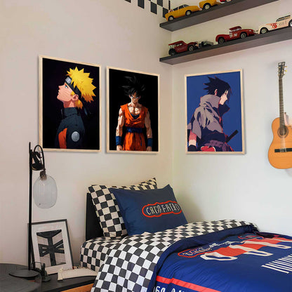 Japanese Aesthetic Anime Wall Art Paintings for Living Room Bedroom