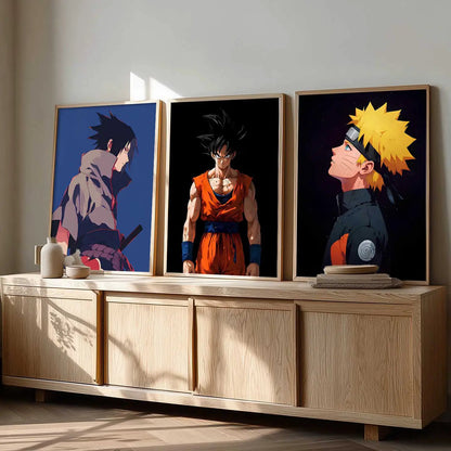 Japanese Aesthetic Anime Wall Art Paintings for Living Room Bedroom