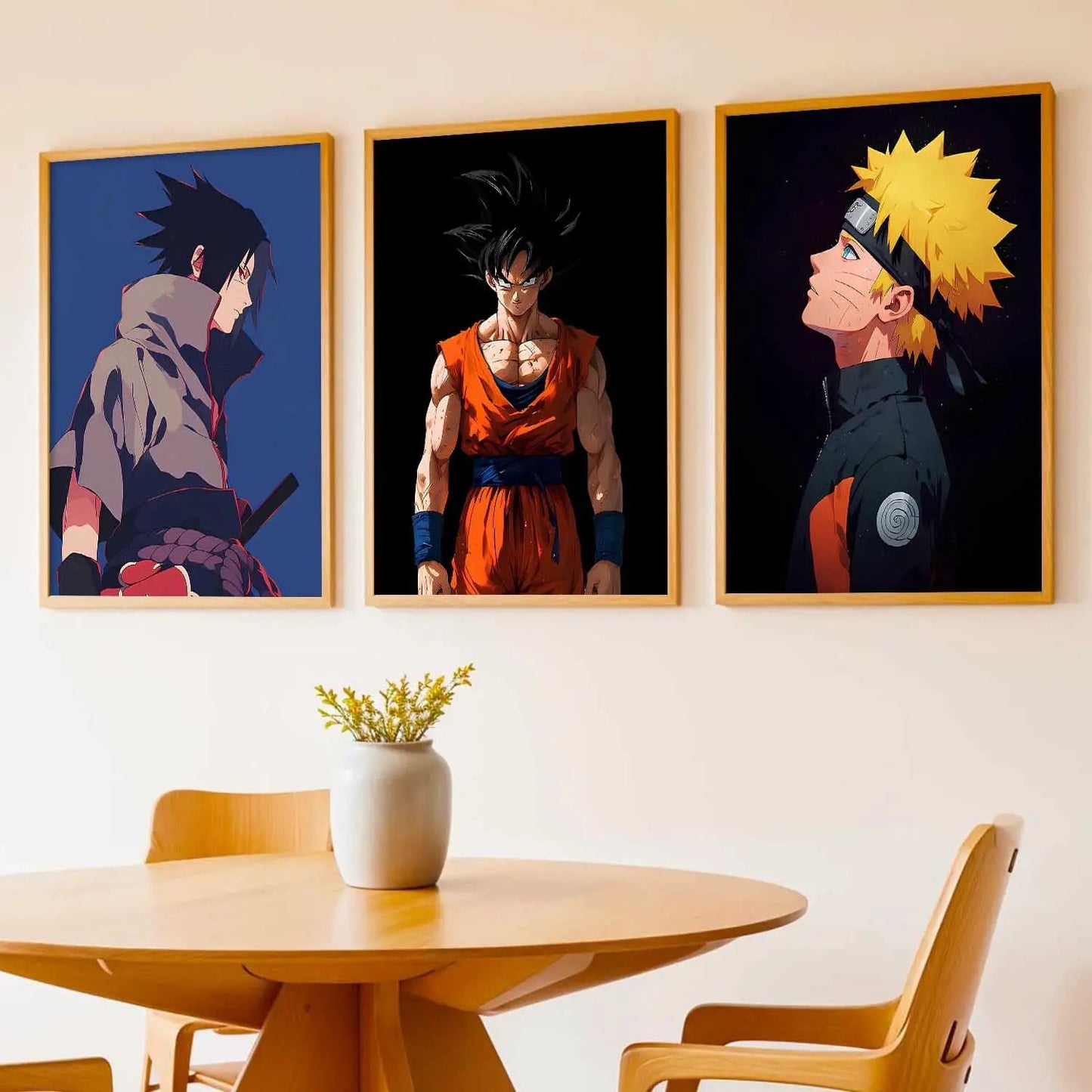 Japanese Aesthetic Anime Wall Art Paintings for Living Room Bedroom