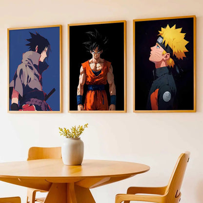 Japanese Aesthetic Anime Wall Art Paintings for Living Room Bedroom