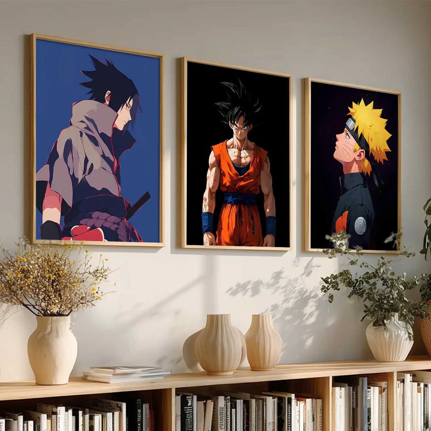 Japanese Aesthetic Anime Wall Art Paintings for Living Room Bedroom