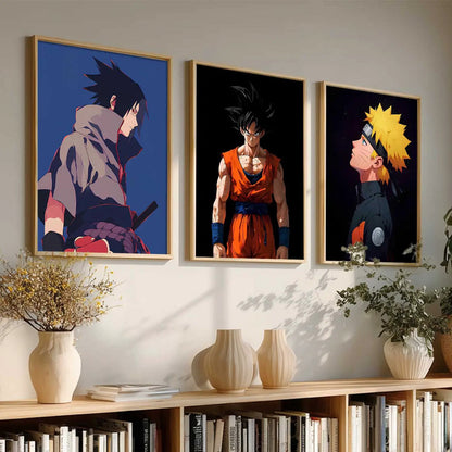 Japanese Aesthetic Anime Wall Art Paintings for Living Room Bedroom