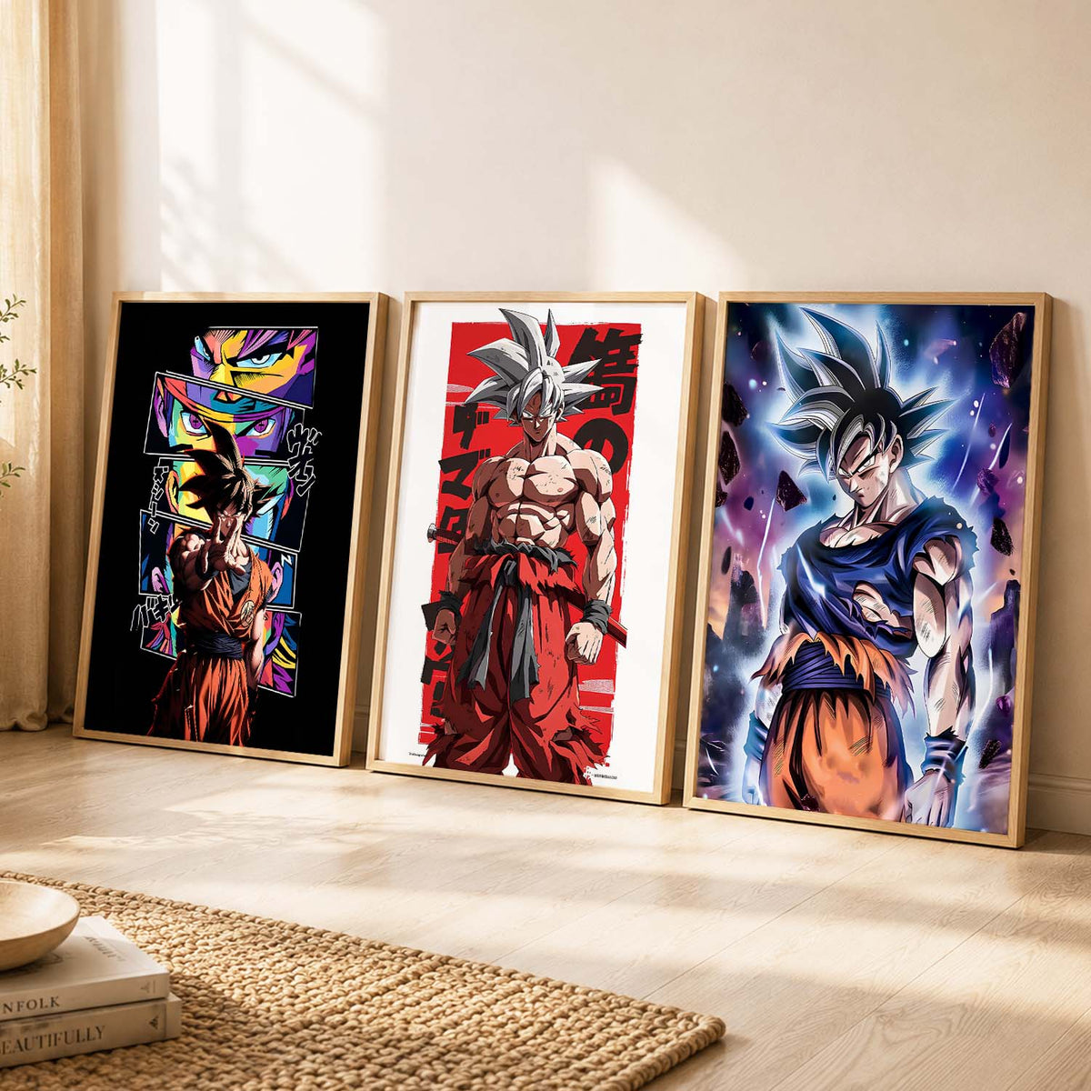 Japanese  Anime Wall Art Paintings for Living Room Bedroom