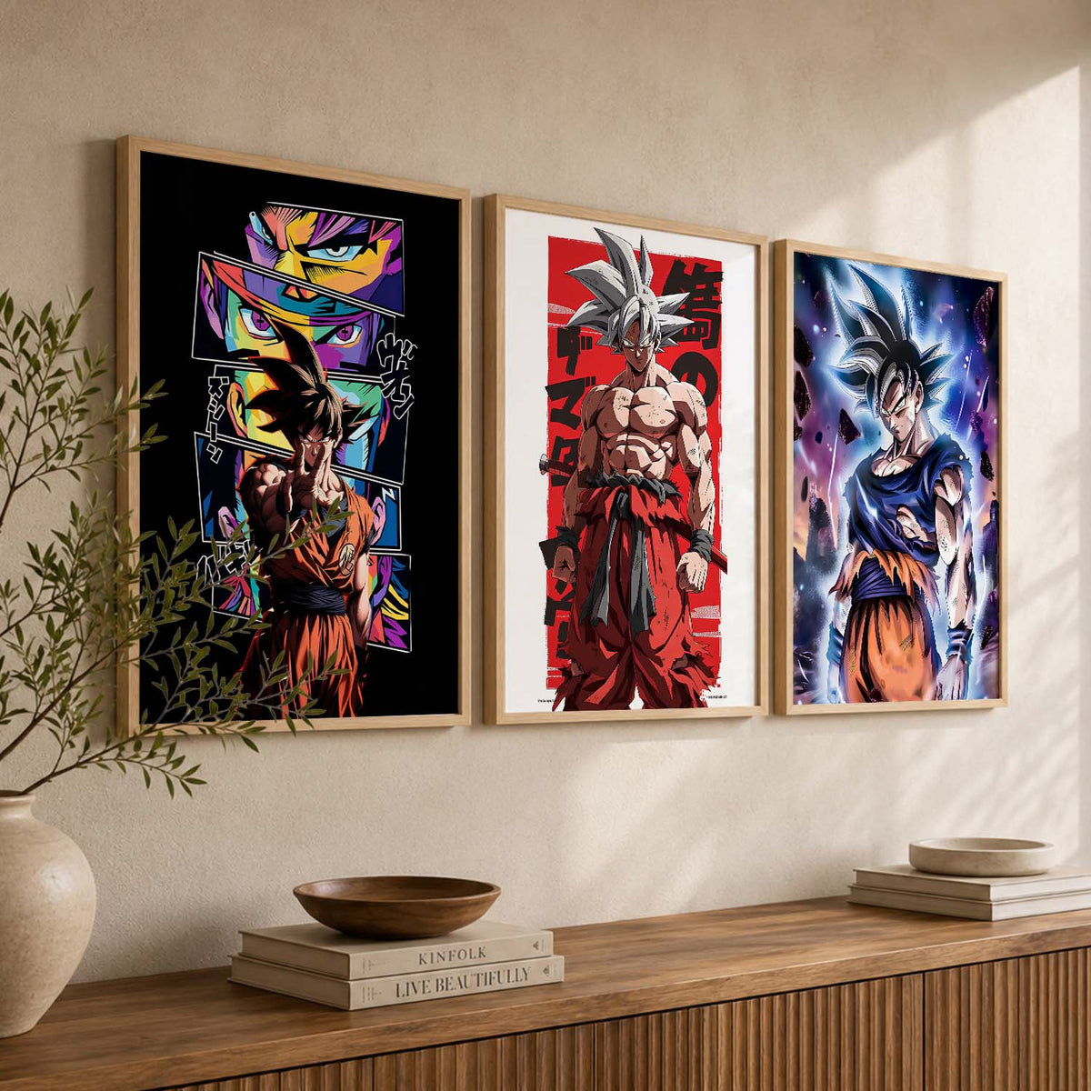 Japanese  Anime Wall Art Paintings for Living Room Bedroom