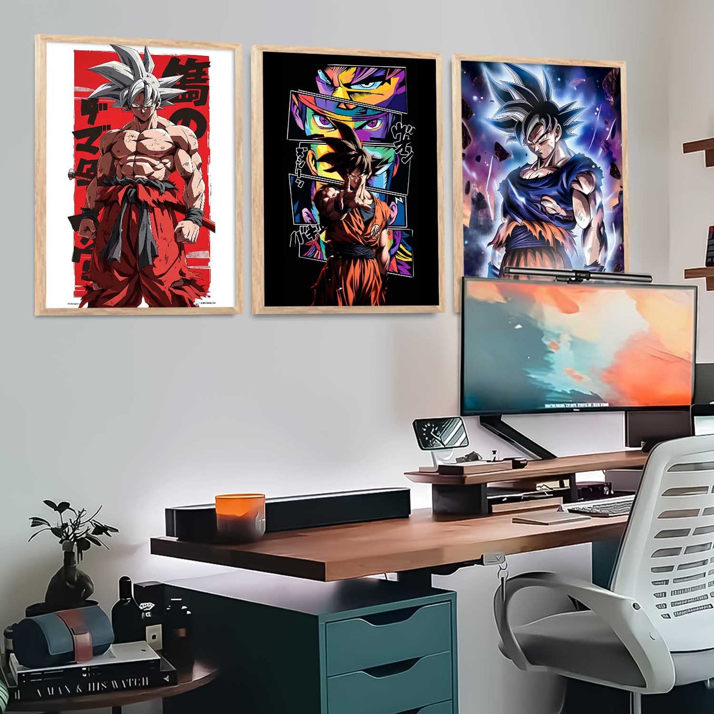 Japanese  Anime Wall Art Paintings for Living Room Bedroom