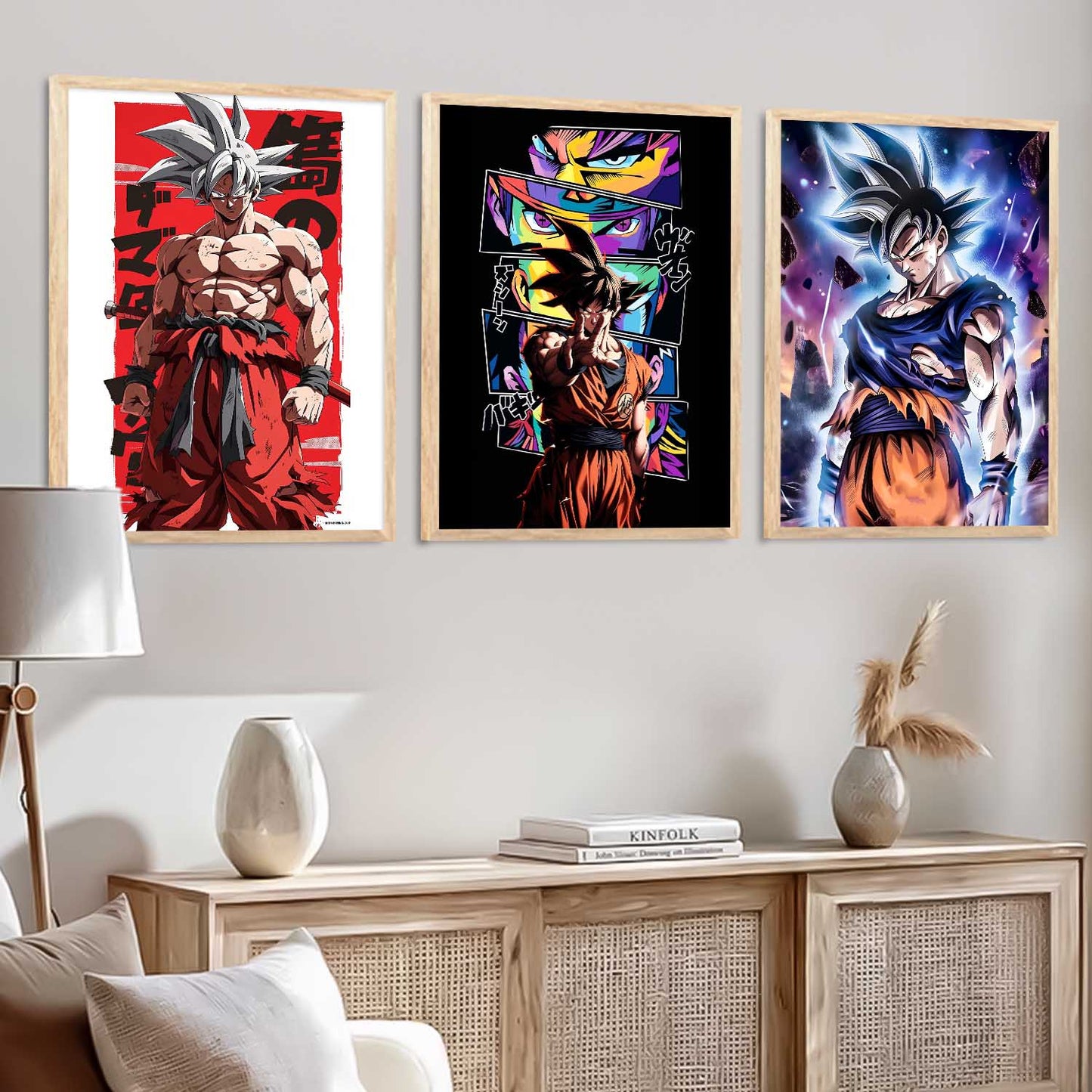 Japanese  Anime Wall Art Paintings for Living Room Bedroom
