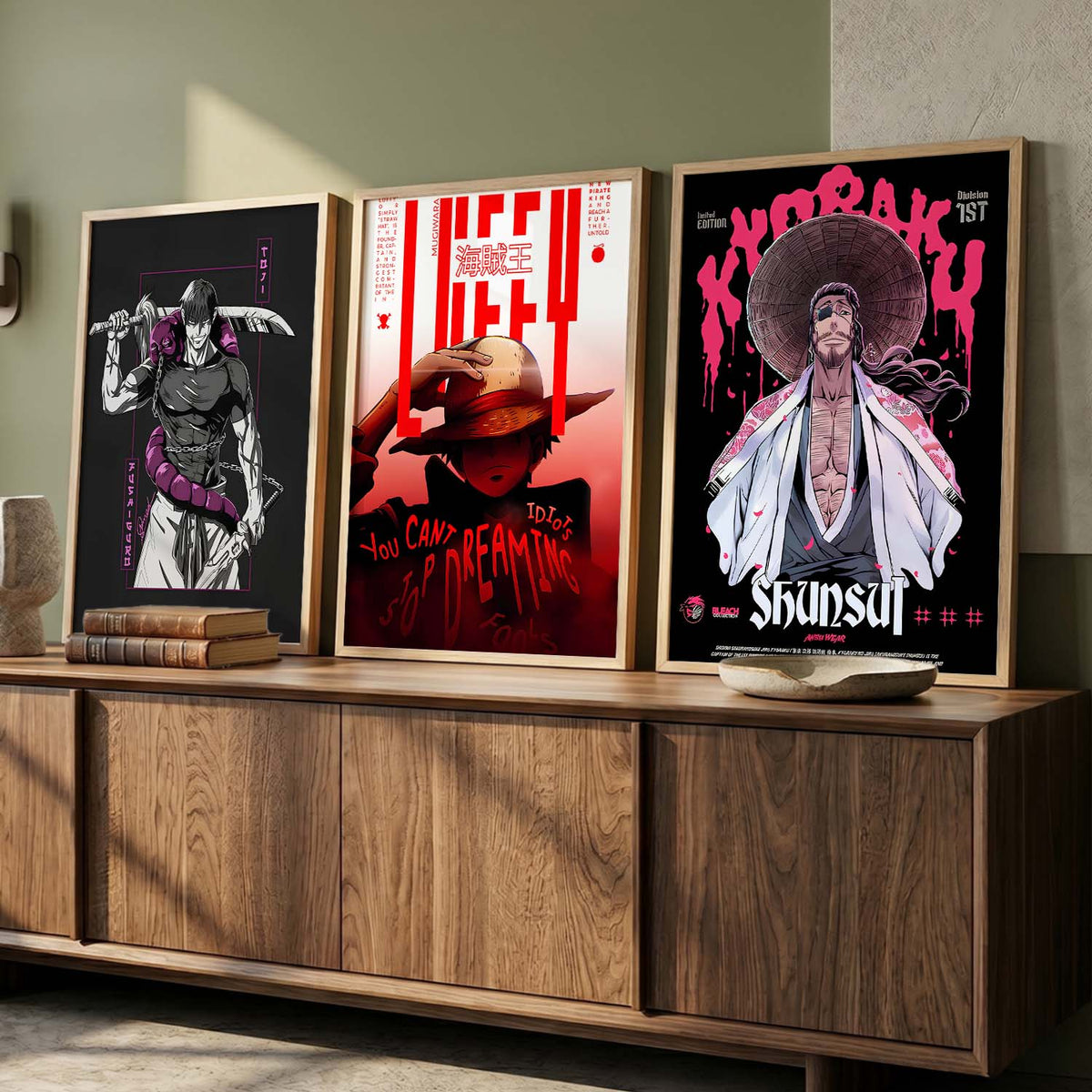 Japanese  Anime Wall Art Paintings for Living Room Bedroom