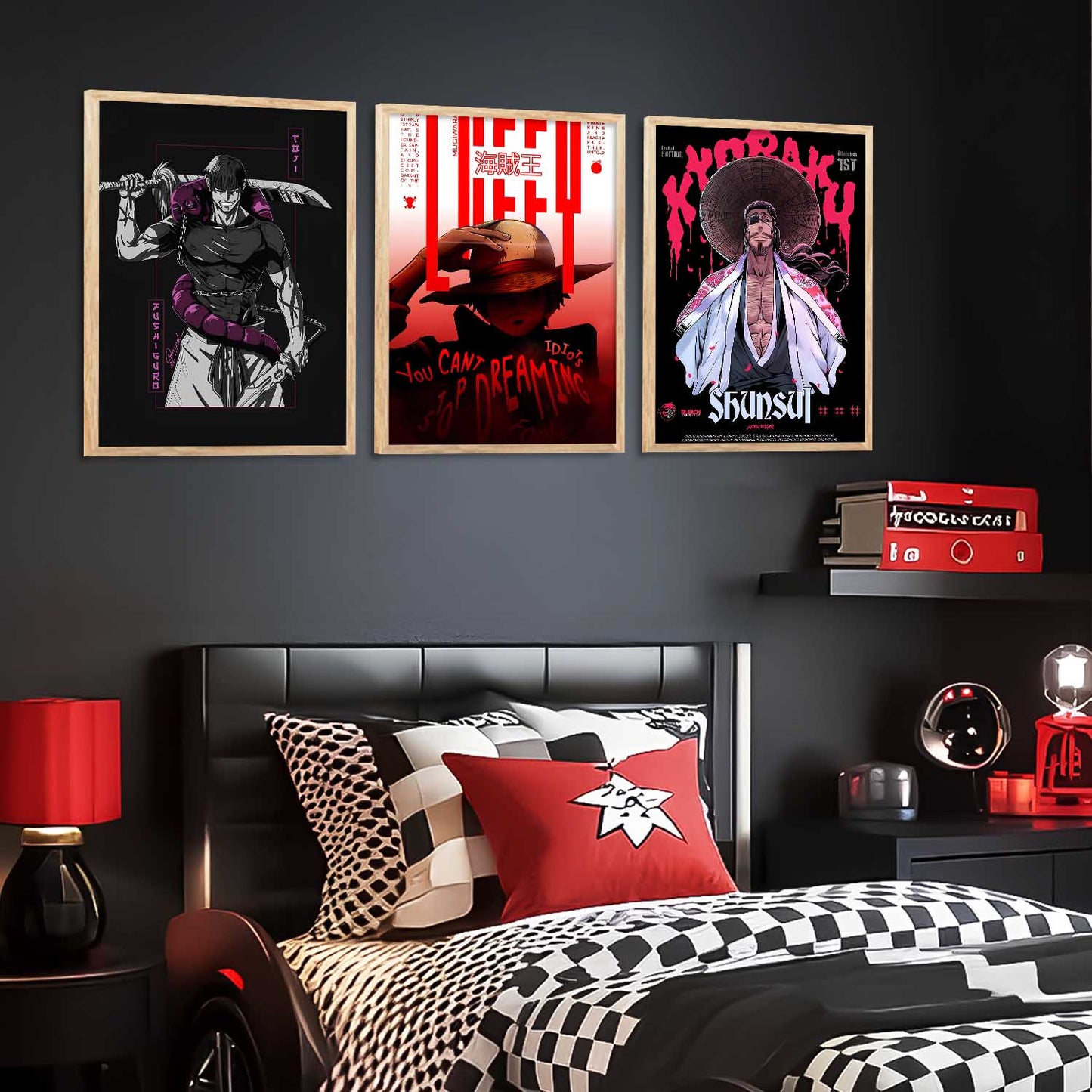 Japanese  Anime Wall Art Paintings for Living Room Bedroom