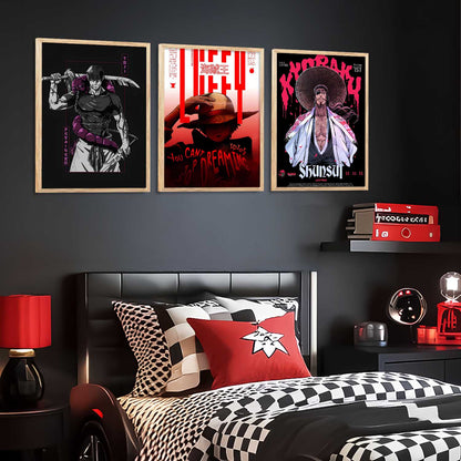 Japanese  Anime Wall Art Paintings for Living Room Bedroom