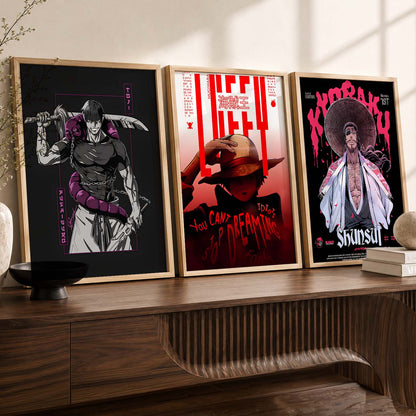 Japanese  Anime Wall Art Paintings for Living Room Bedroom