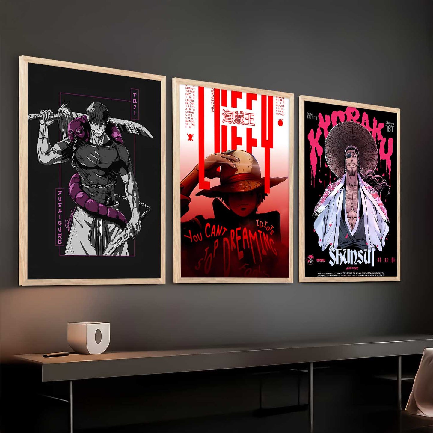 Japanese  Anime Wall Art Paintings for Living Room Bedroom