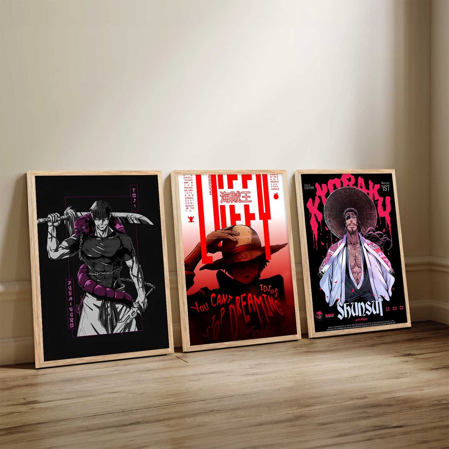 Japanese  Anime Wall Art Paintings for Living Room Bedroom