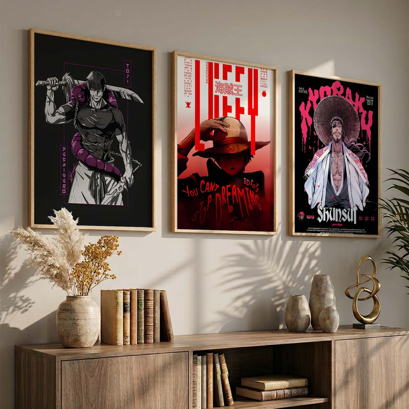 Japanese  Anime Wall Art Paintings for Living Room Bedroom