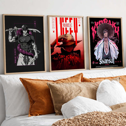 Japanese  Anime Wall Art Paintings for Living Room Bedroom