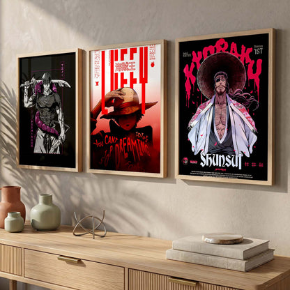 Japanese  Anime Wall Art Paintings for Living Room Bedroom