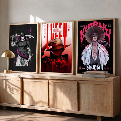 Japanese  Anime Wall Art Paintings for Living Room Bedroom