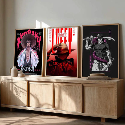 Japanese  Anime Wall Art Paintings for Living Room Bedroom