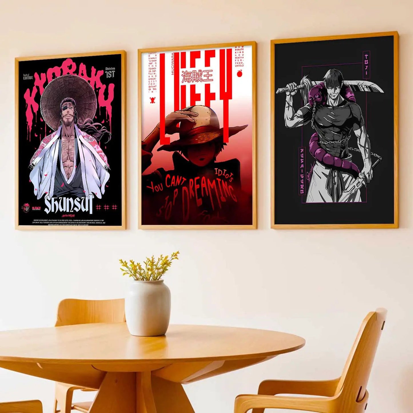 Japanese  Anime Wall Art Paintings for Living Room Bedroom