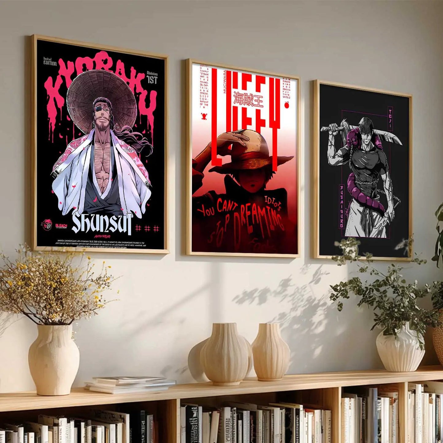 Japanese  Anime Wall Art Paintings for Living Room Bedroom