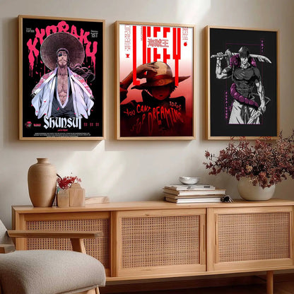 Japanese  Anime Wall Art Paintings for Living Room Bedroom