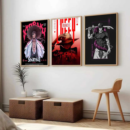 Japanese  Anime Wall Art Paintings for Living Room Bedroom