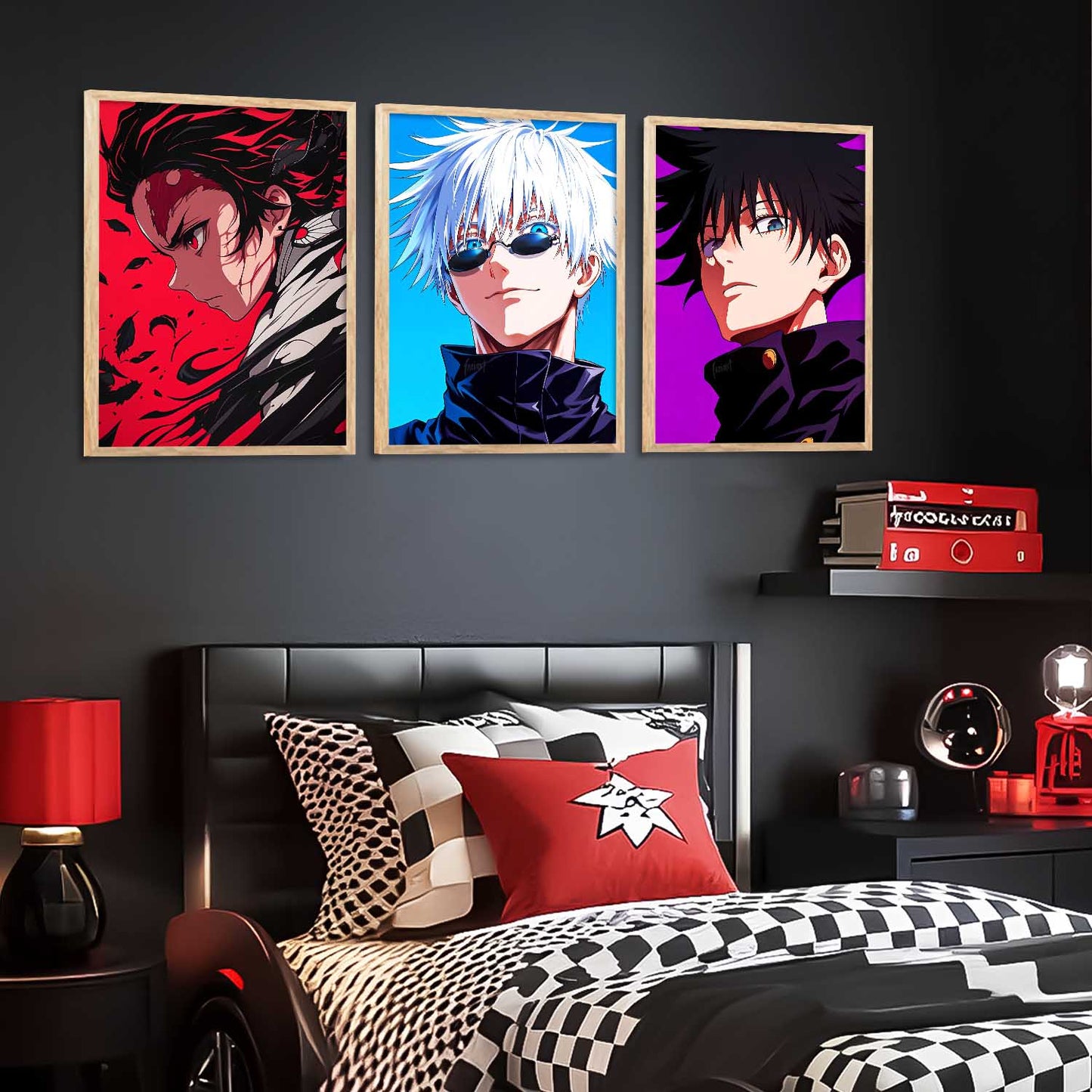 Japanese  Anime Wall Art Paintings for Living Room Bedroom