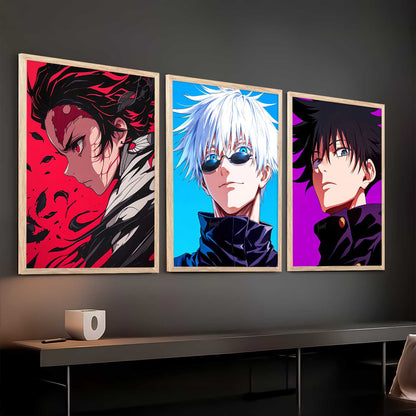 Japanese  Anime Wall Art Paintings for Living Room Bedroom