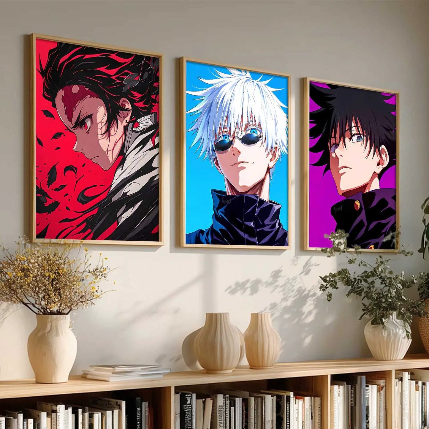 Japanese  Anime Wall Art Paintings for Living Room Bedroom