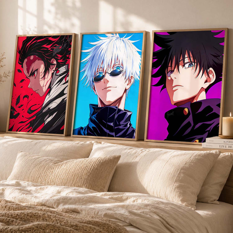 Japanese  Anime Wall Art Paintings for Living Room Bedroom