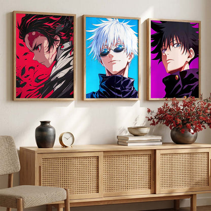 Japanese  Anime Wall Art Paintings for Living Room Bedroom