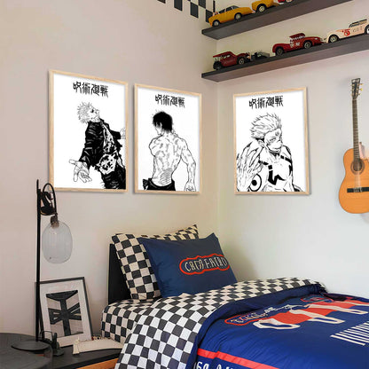 Japanese  Anime Wall Art Paintings for Living Room Bedroom