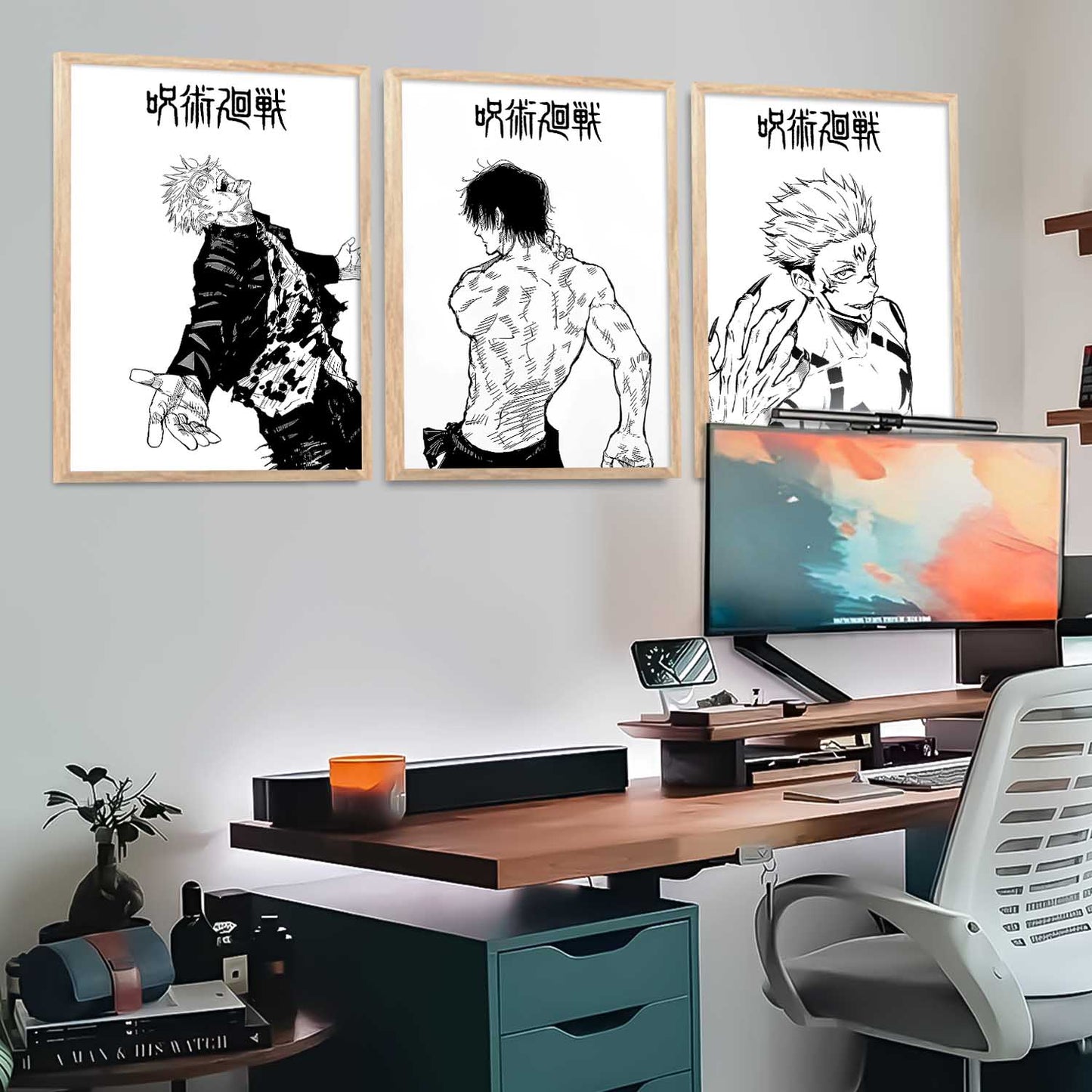 Japanese  Anime Wall Art Paintings for Living Room Bedroom