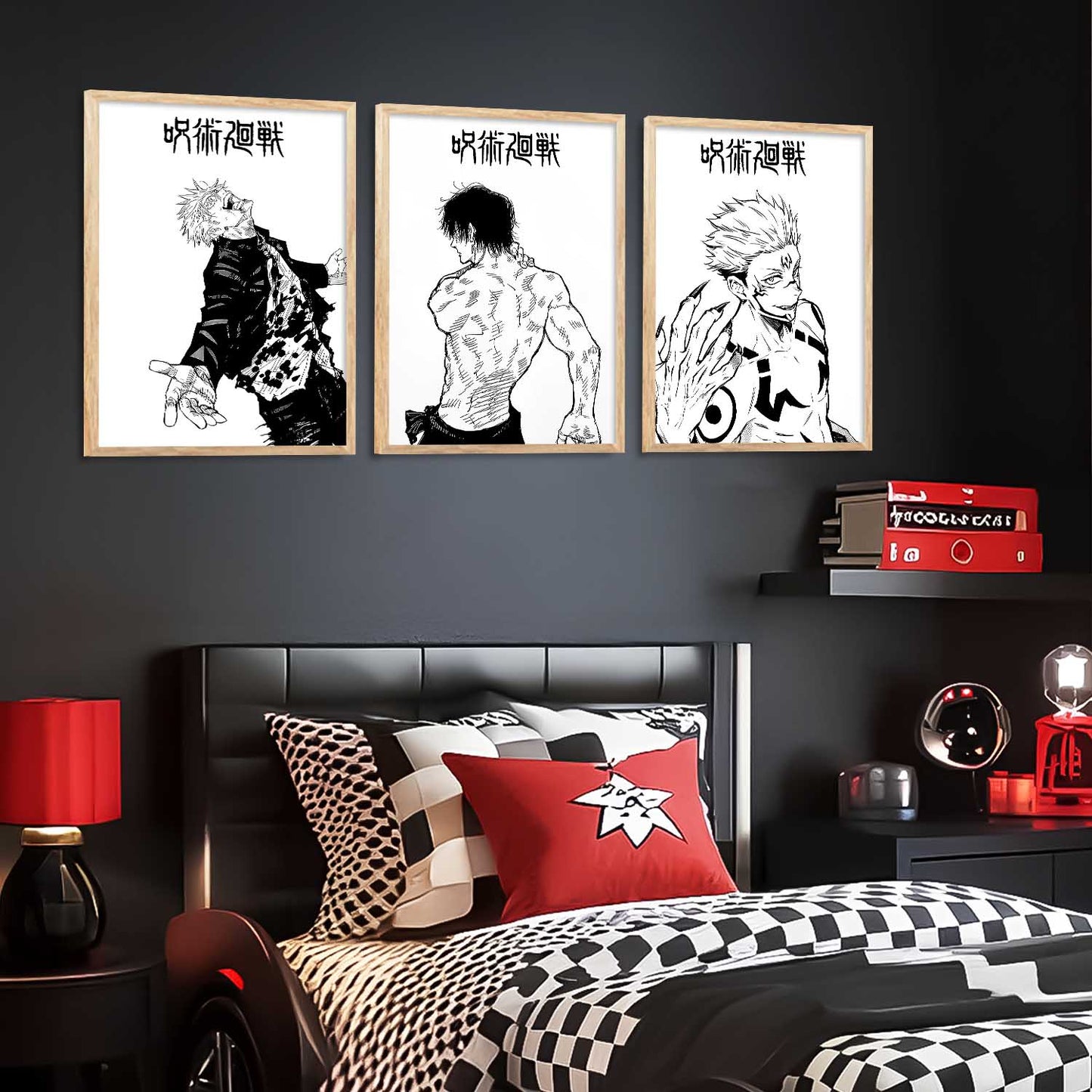 Japanese  Anime Wall Art Paintings for Living Room Bedroom