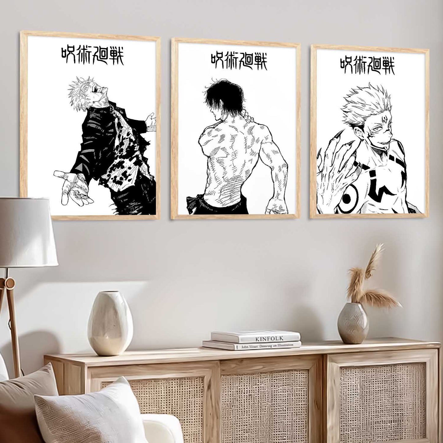 Japanese  Anime Wall Art Paintings for Living Room Bedroom