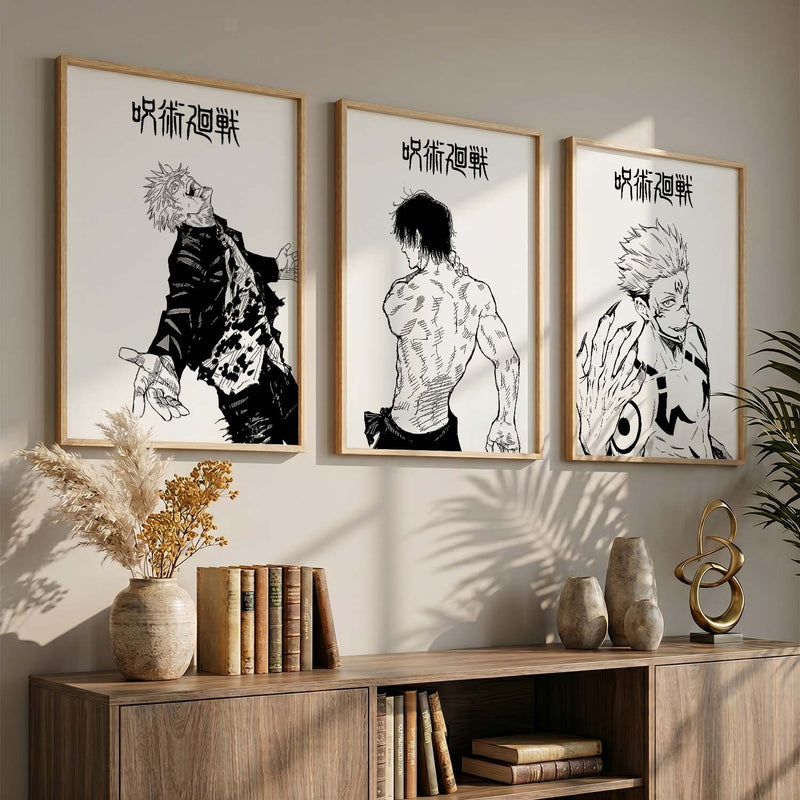 Japanese  Anime Wall Art Paintings for Living Room Bedroom