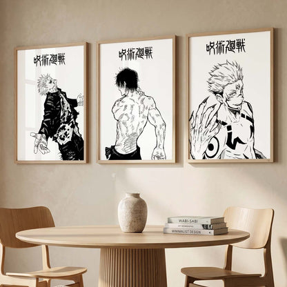 Japanese  Anime Wall Art Paintings for Living Room Bedroom