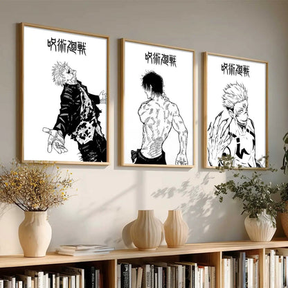 Japanese  Anime Wall Art Paintings for Living Room Bedroom