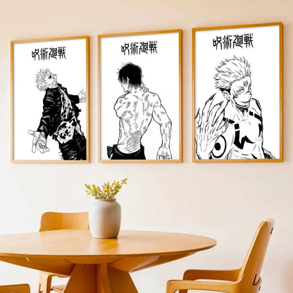 Japanese  Anime Wall Art Paintings for Living Room Bedroom
