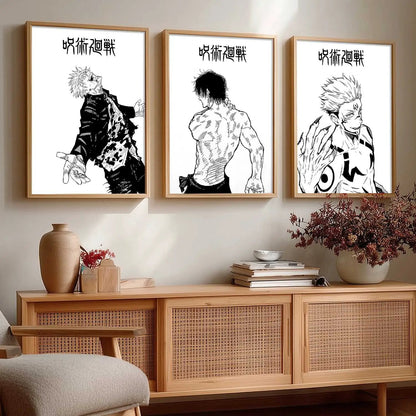Japanese  Anime Wall Art Paintings for Living Room Bedroom