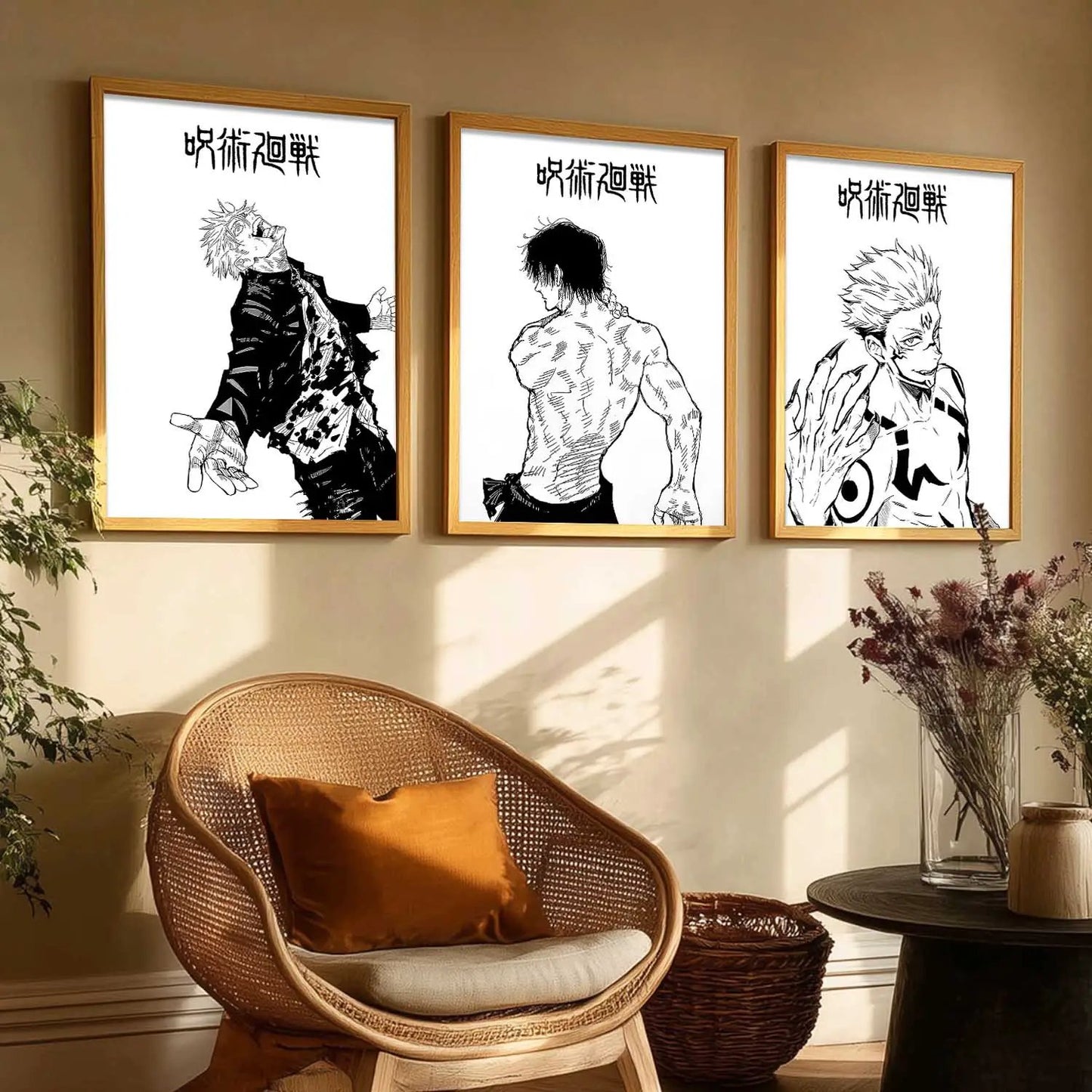 Japanese  Anime Wall Art Paintings for Living Room Bedroom
