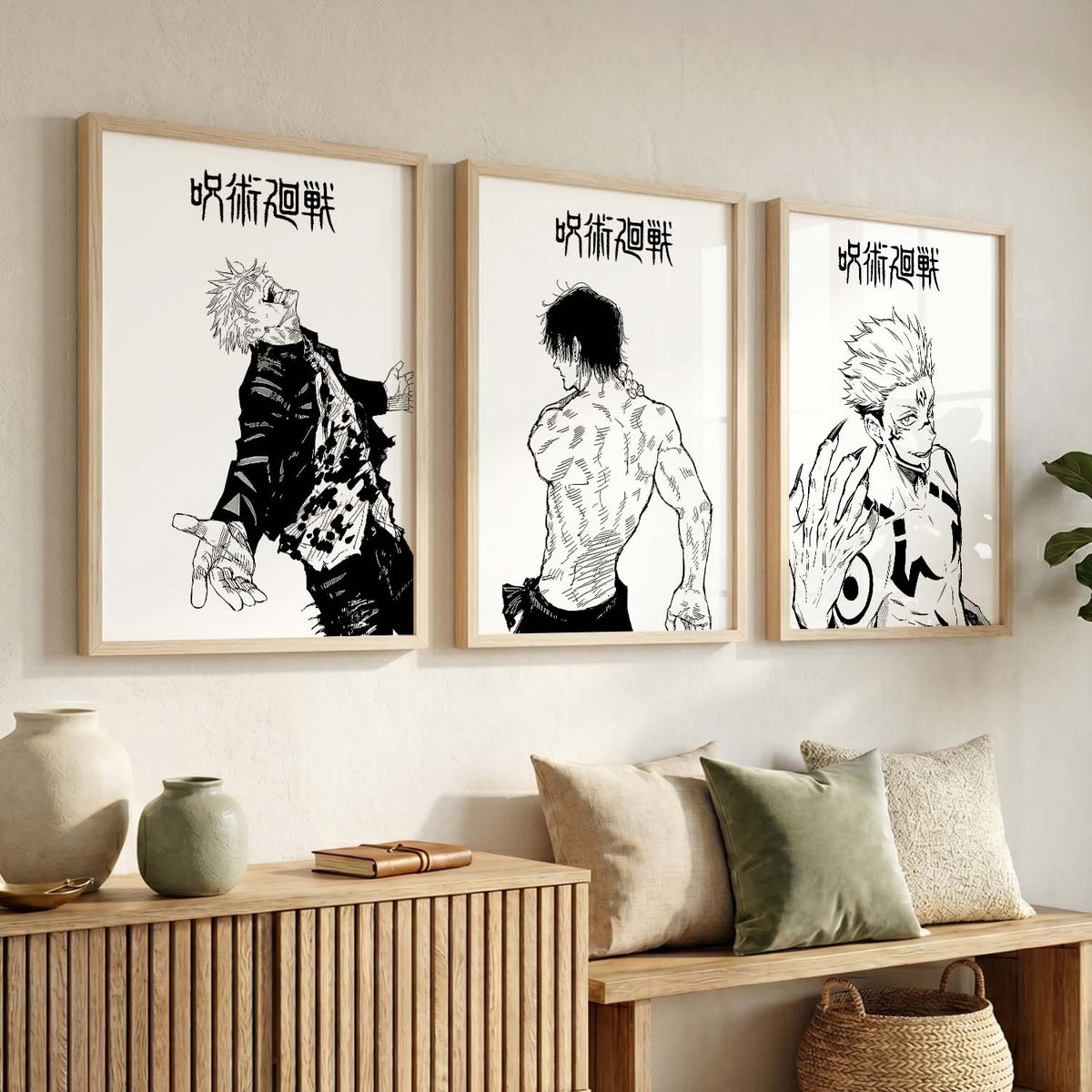 Japanese  Anime Wall Art Paintings for Living Room Bedroom